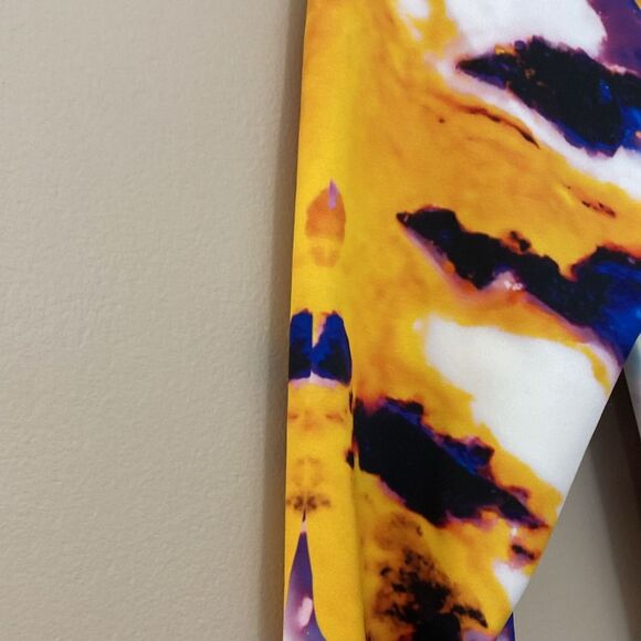 Agstract Apparel Lotus Leggings Size XS Colorful Athletic Yoga Exclusive Print - Picture 5 of 7
